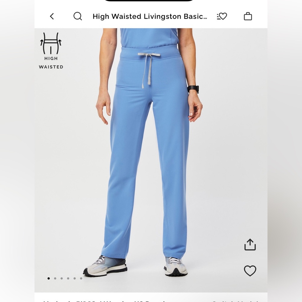 FIGS XL Ceil Blue Scrub Pants!! Like NEW!